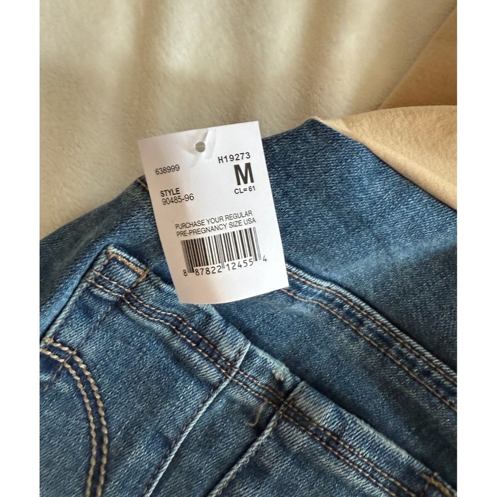 Indigo Blue Maternity Skinny Jeans Size Medium NWT - Picture 4 of 5
